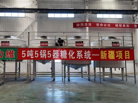 丰城精酿啤酒设备厂—5吨精酿啤酒设备—新疆项目